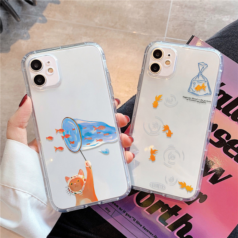Phone Cases Clear - Lovely Fishes Clear Phone Case For