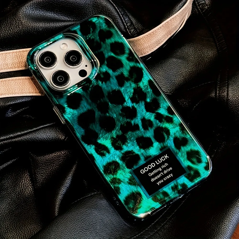 Phone Cases Cute - Retro Laser Cute Leopard Print Phone