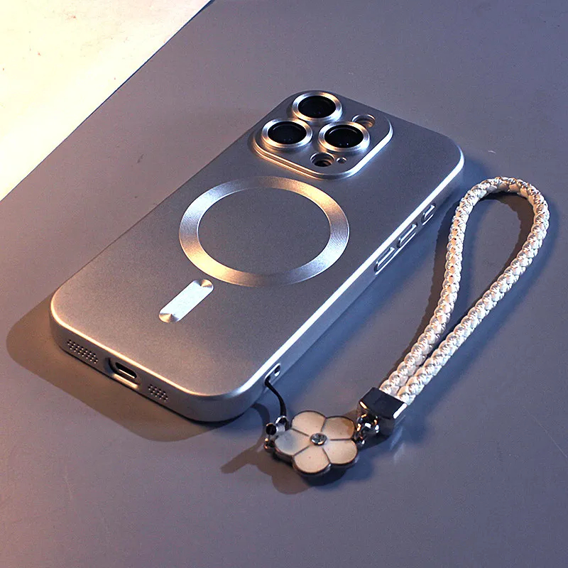 Luxury Plating Case - Luxury Matte Plating Metal Paint Magnetic