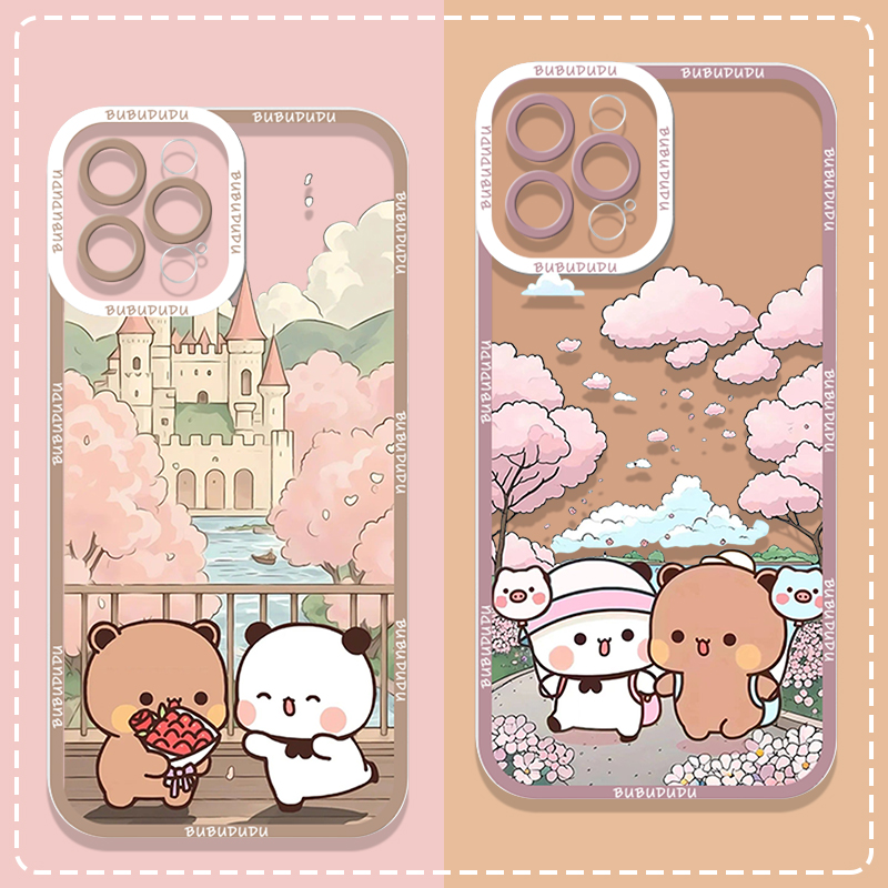 Phone Cases Cute - Cute BUBU DUDU Couple Clear Phone