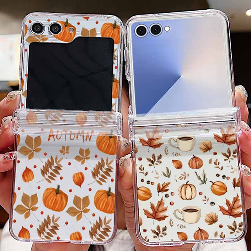 Phone Cases Clear - Autumn Maple Leaf Pattern Phone Case