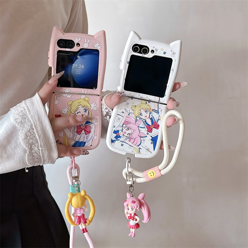Phone Cases Z Flip 6 - Cute Cartoon Japan Anime Sailor Moon