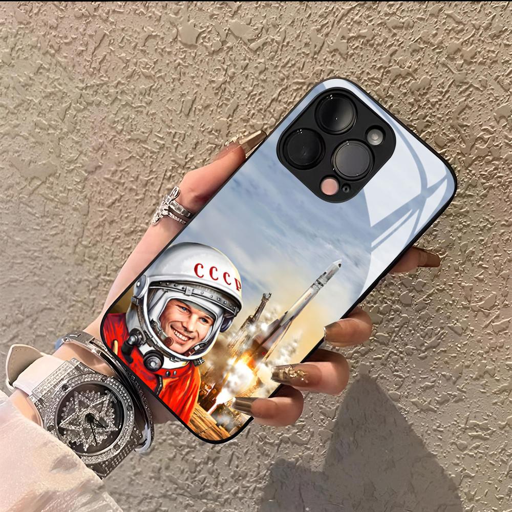 Phone Cases Shein - Soviet Sputnik Gagarin S-space USSR CCCP