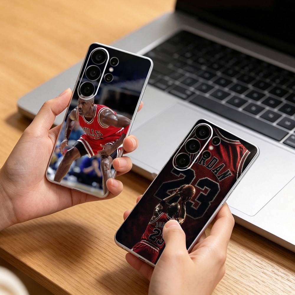 Phone Cases Jordan - God of Basketball Michael J-Jordan Clear