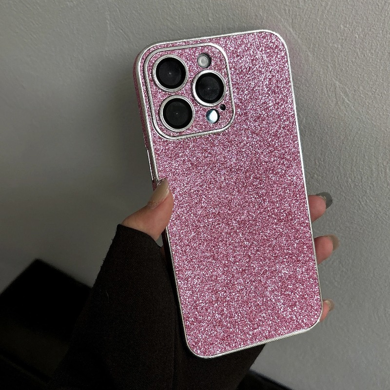 Luxury Plating Case - Luxury Bling Glitter Leather Case For
