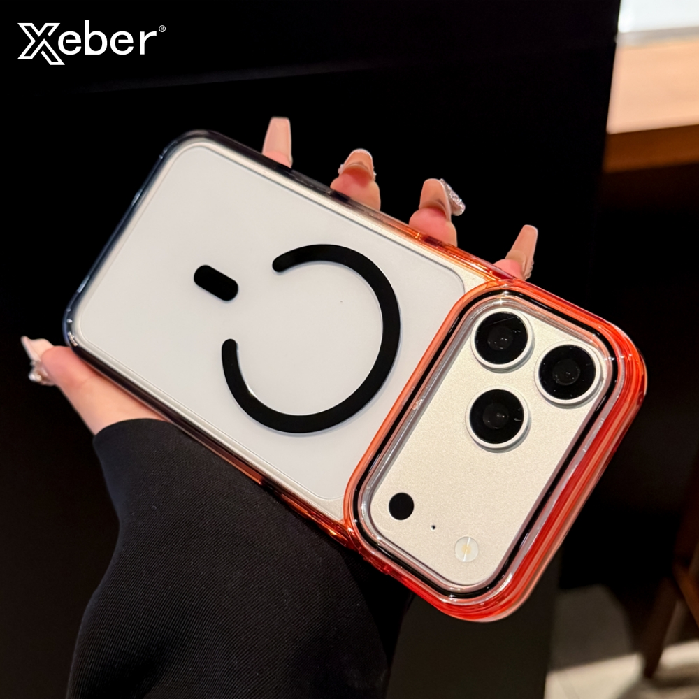 Gradient Color Case - Gradient Transparent Magnetic Case For iPhone