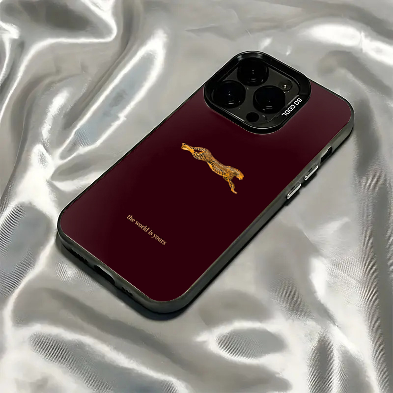 Phone Cases Trendy - Minimalist Leopard Phone Case For iPhone