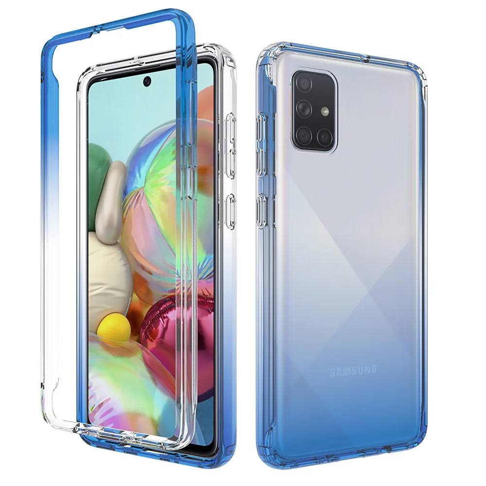 Phone Cases Uae - Candy Color Transparent Case for Samsung