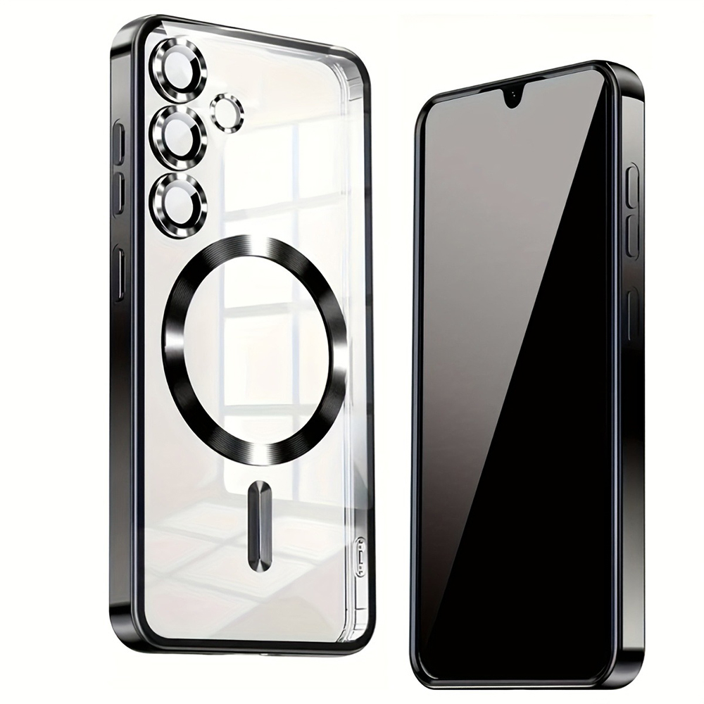 Luxury Plating Case - Luxury Magnetic Plating Clear Phone Cases