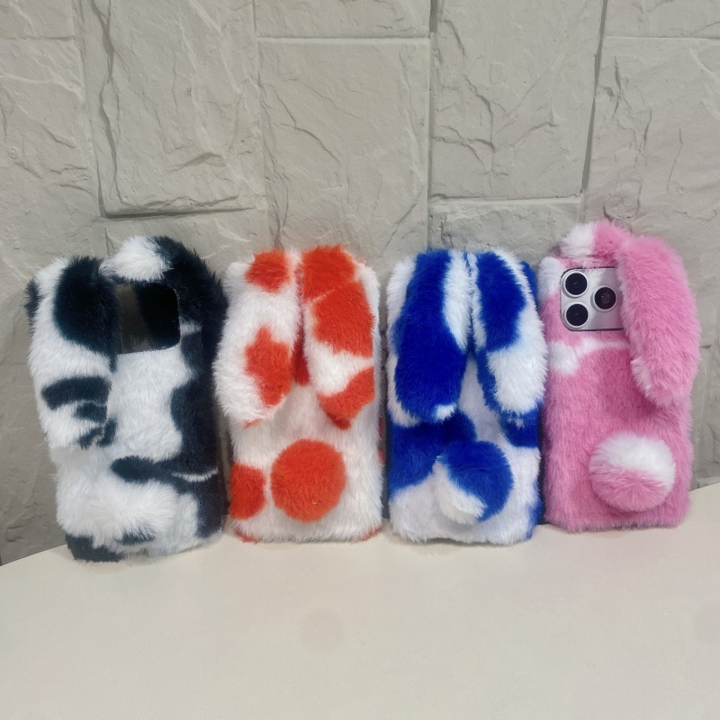 Phone Cases Cute - Cute Rabbit Design Fluffy Phone Cases