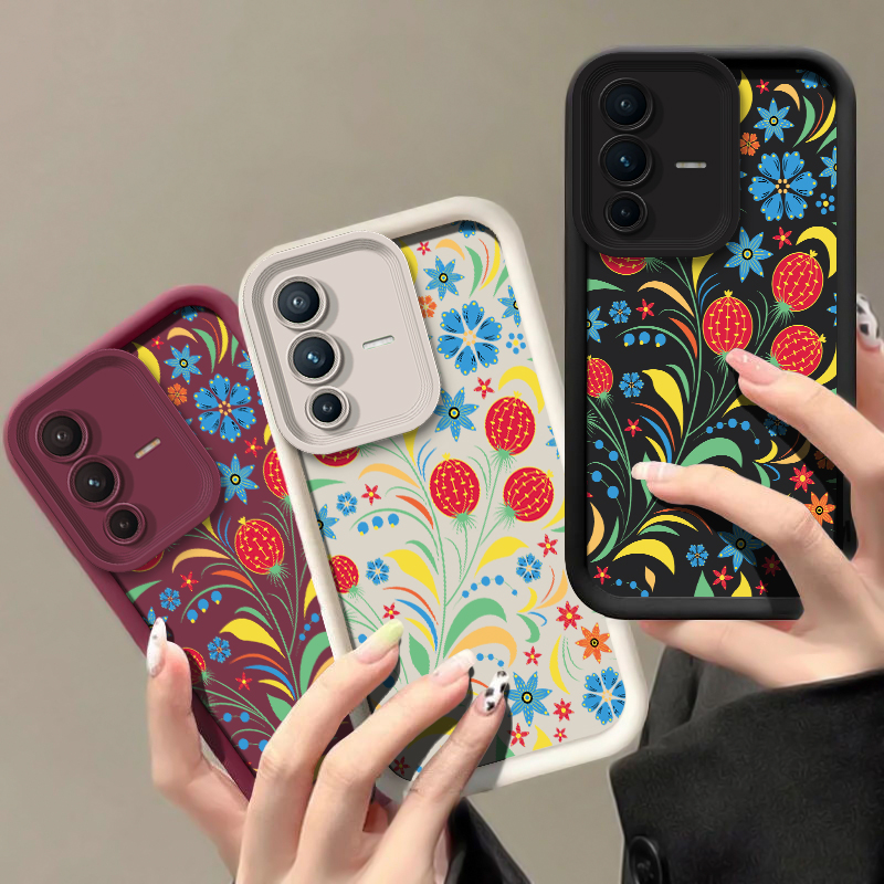 Phone Cases Vivo - Flower Phone Case For Vivo V70