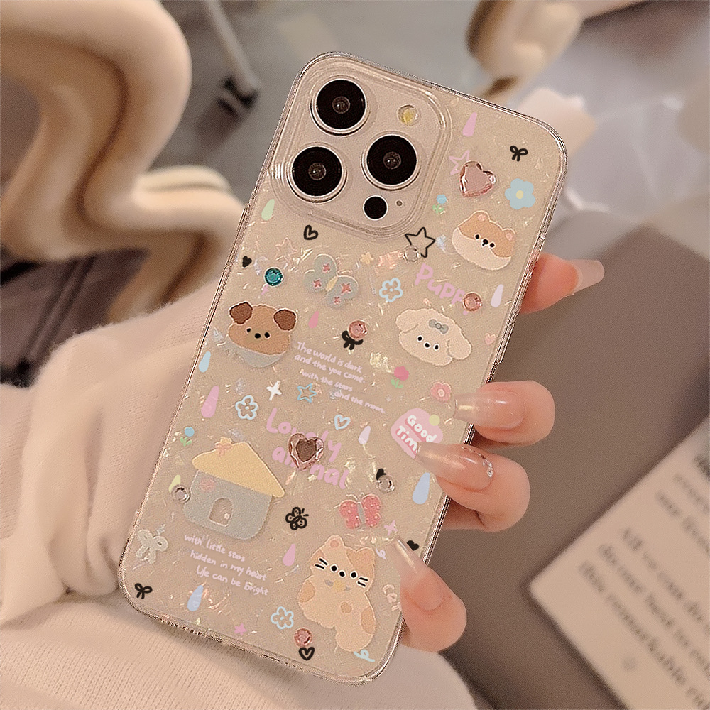Cute Cartoon Puppy Shell Patte - огляд і ціна Phone Cases Xr Cute