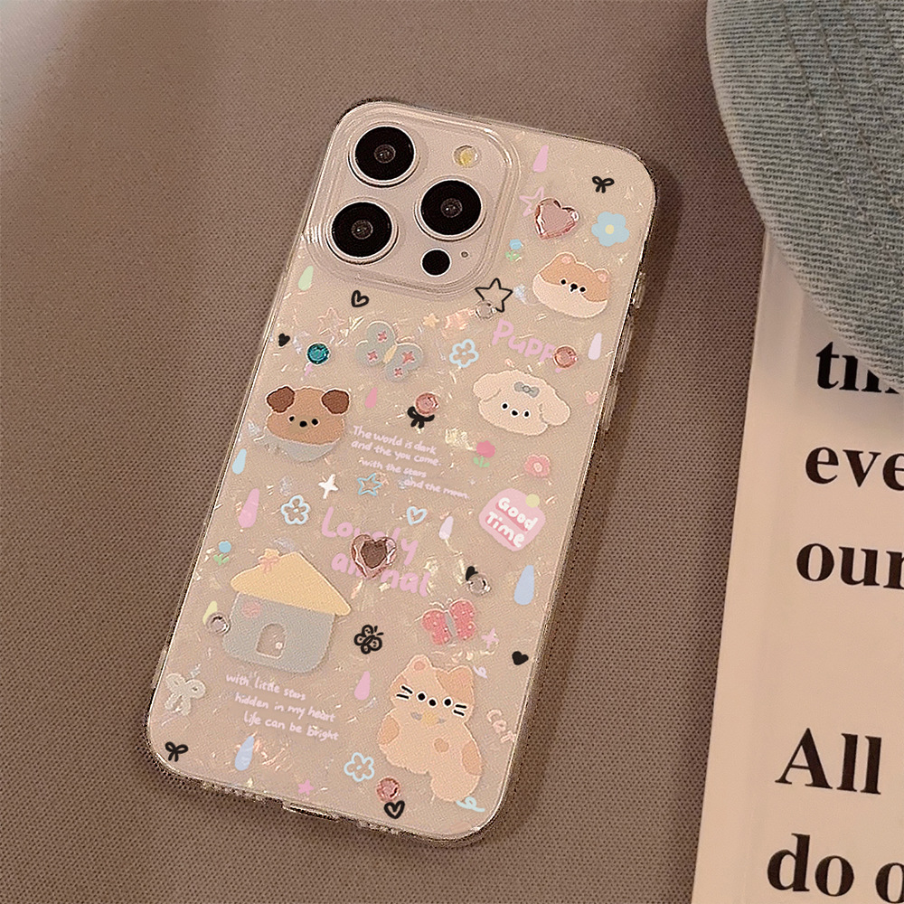 Cute Cartoon Puppy Shell Patte - огляд і ціна Phone Cases Xr Cute