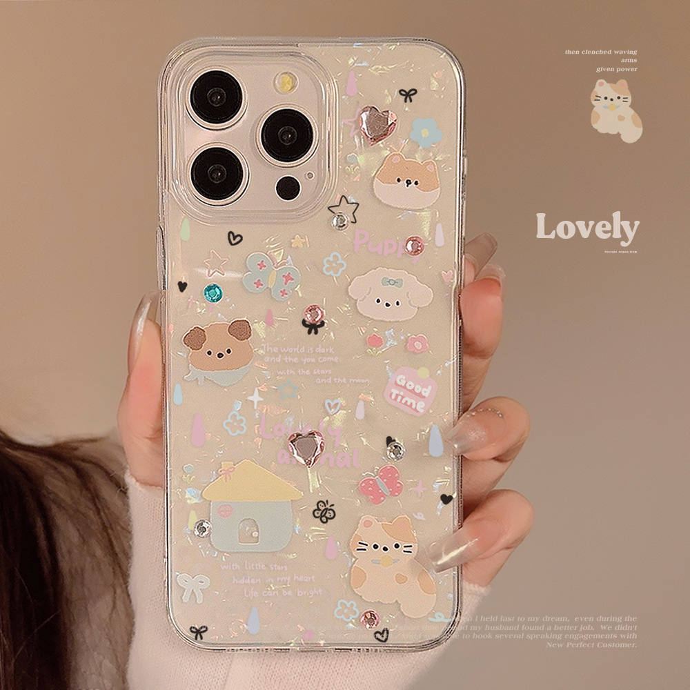 Cute Cartoon Puppy Shell Patte - огляд і ціна Phone Cases Xr Cute