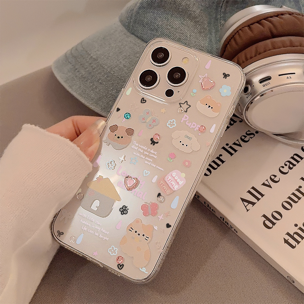 Cute Cartoon Puppy Shell Patte - огляд і ціна Phone Cases Xr Cute
