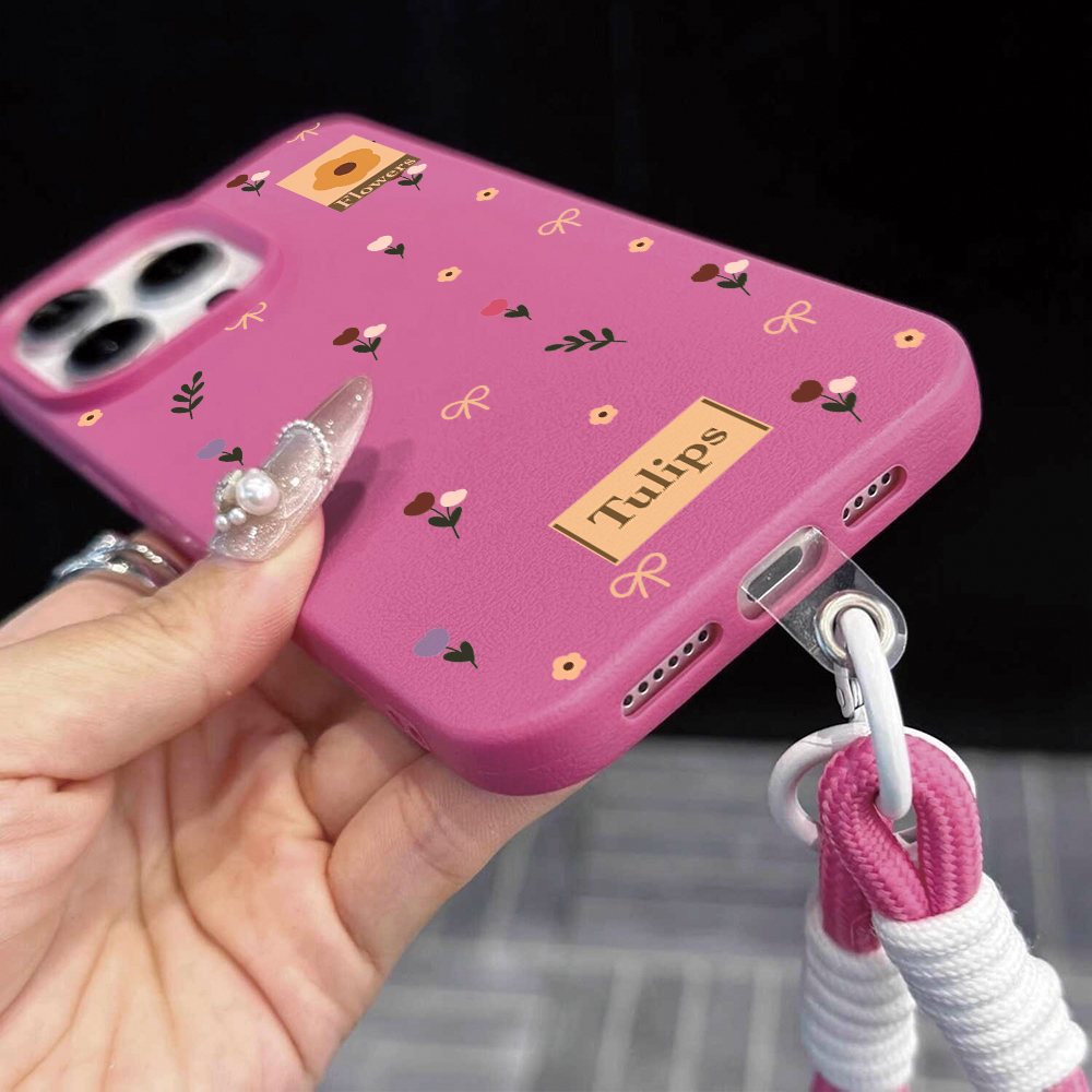 Tulip Bow Strap Rope Phone Cas - огляд і ціна Phone Cases Leather