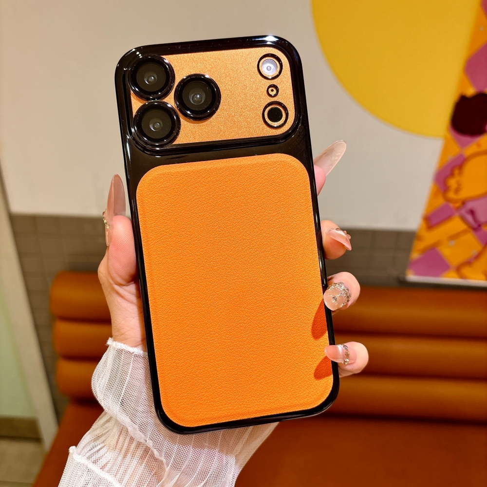 Luxury Solid Color PU Leather  - огляд і ціна Luxury Plating Case