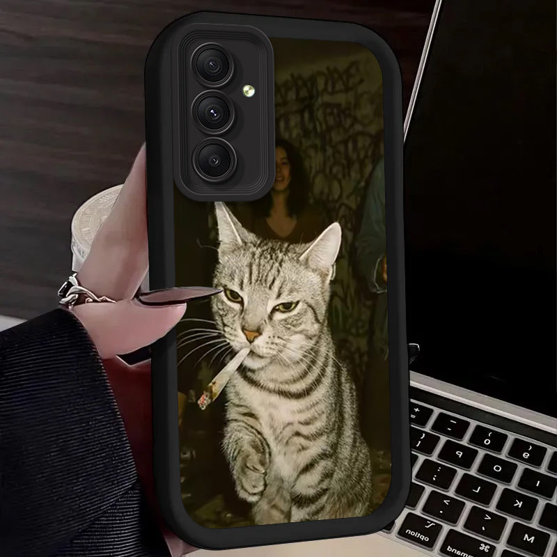 Trendy Cat Smoking Phone Case  - огляд і ціна Phone Cases Trendy