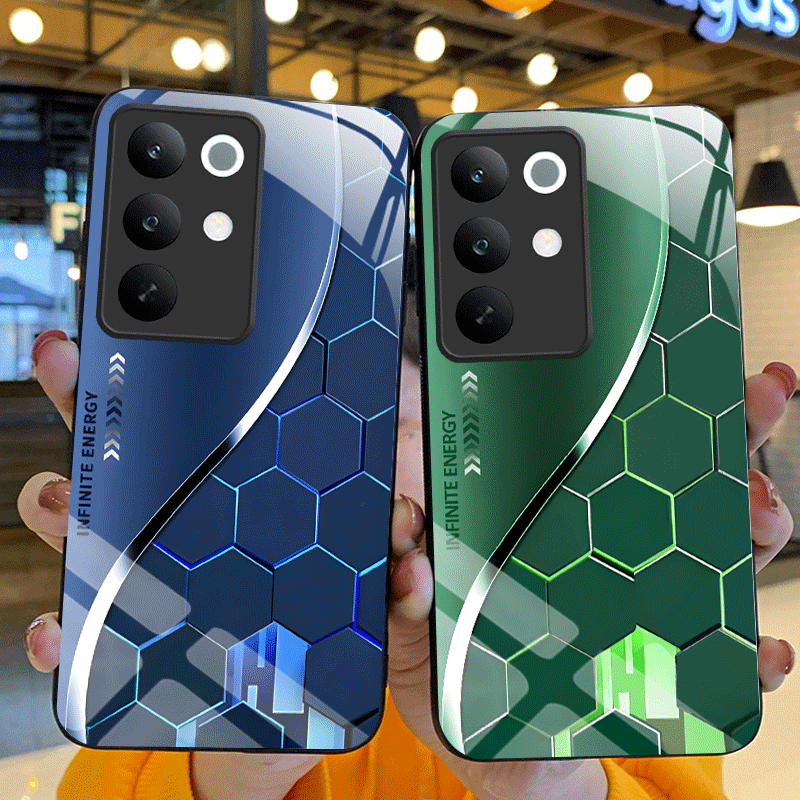 Hard Tempered Glass Case For R - огляд і ціна Gradient Color Case