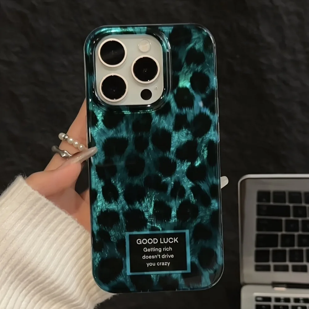 Retro Laser Cute Leopard Print - огляд і ціна Phone Cases Cute