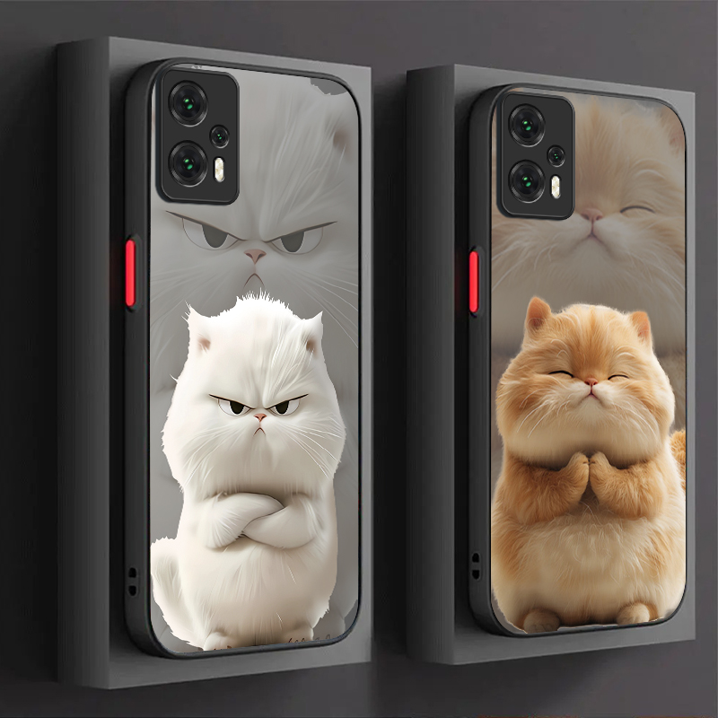 Cartoon Angry Cat Couple Style - огляд і ціна Phone Cases Cat