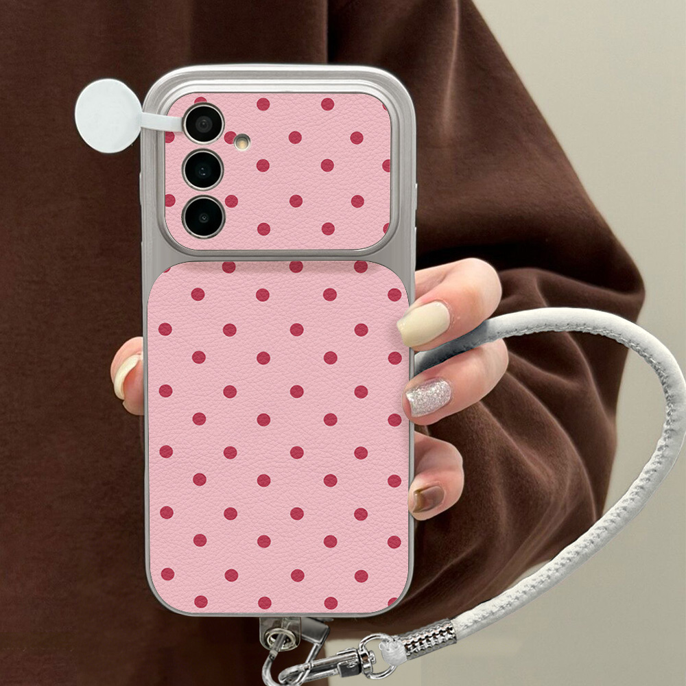 Candy Color Dots Lychee Phone  - огляд і ціна Phone Cases Leather
