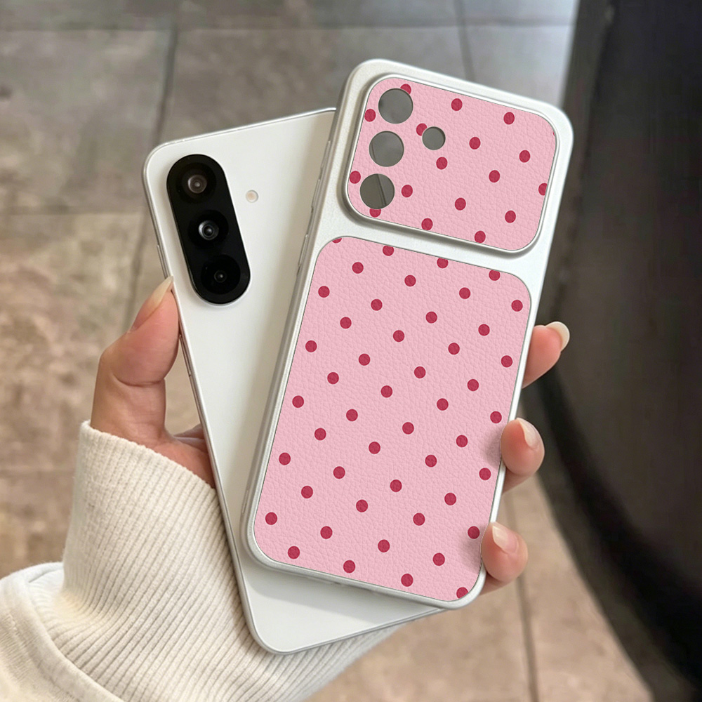 Candy Color Dots Lychee Phone  - огляд і ціна Phone Cases Leather