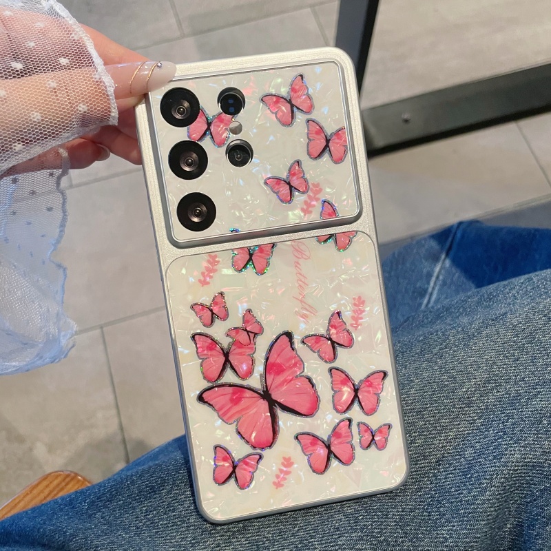 Luxury Butterfly Aurora Shell  - огляд і ціна Luxury Plating Case