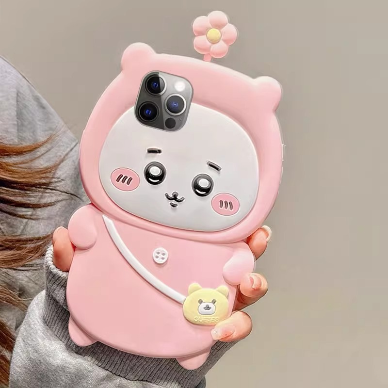 3D Chiikawa Flower Silicone Ph - огляд і ціна Phone Cases Japanese