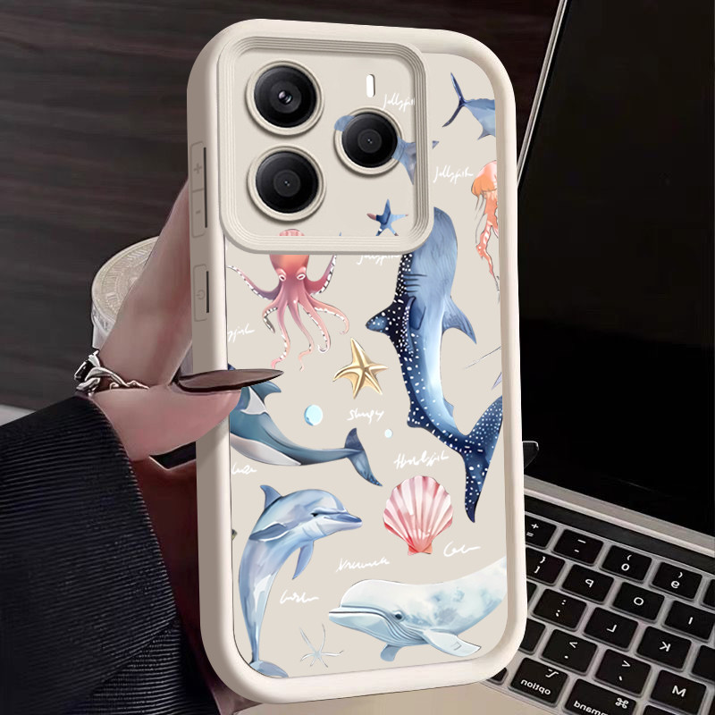 Cute Dolphin Patterned Soft Ca - огляд і ціна Xiaomi Redmi Note 14