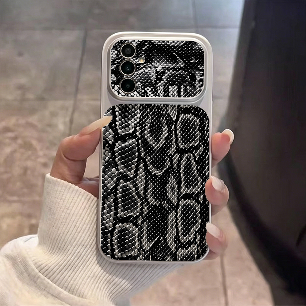 Large Window Snake Print Phone - огляд і ціна Phone Cases Leather