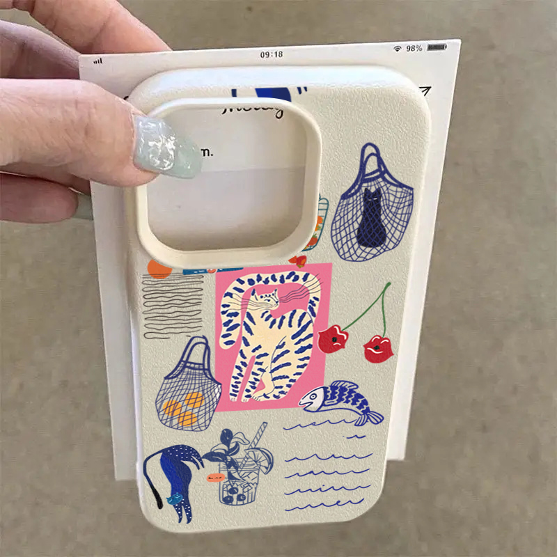 Cute Cherry Cat Print Phone Ca - огляд і ціна Phone Cases Cute