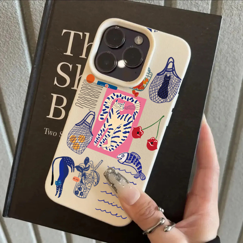 Cute Cherry Cat Print Phone Ca - огляд і ціна Phone Cases Cute