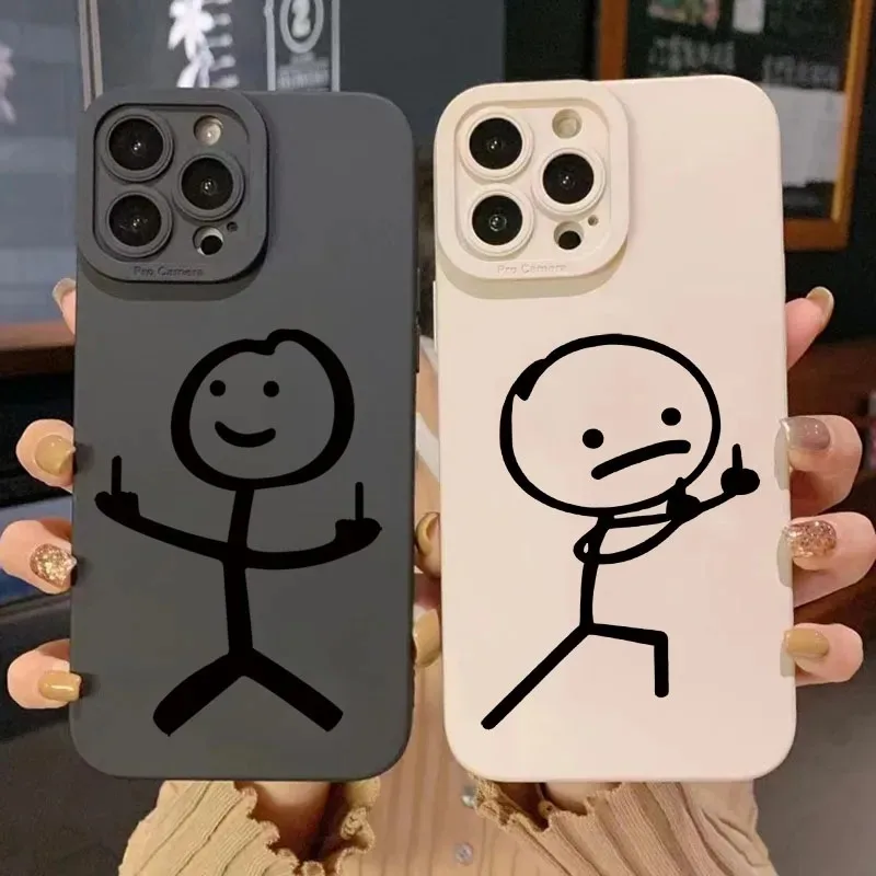 Cute Cartoon Matchman Matte Si - огляд і ціна Phone Cases Xr Cute