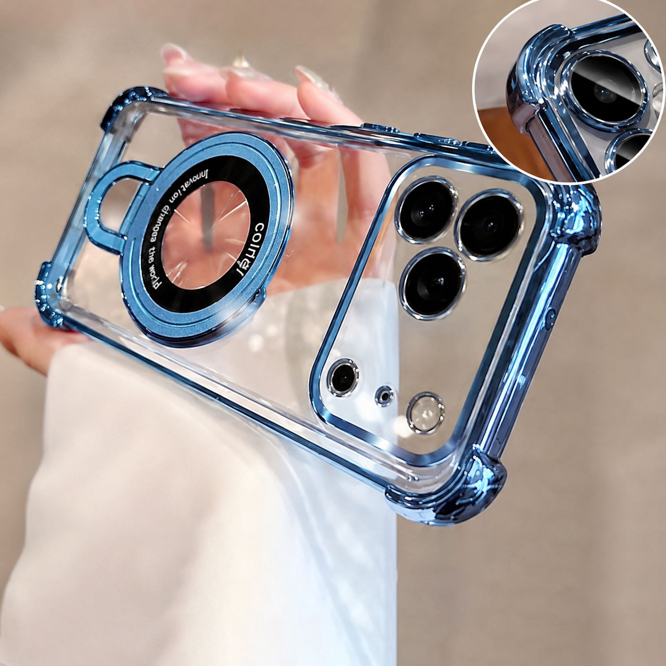 Luxury Clear  Plating Phone Ca - огляд і ціна Luxury Plating Case