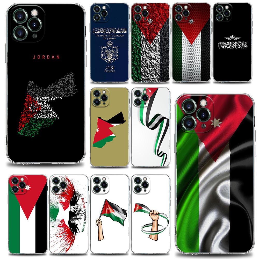 Jordan Passport Flag Map Clear - огляд і ціна Phone Cases Jordan