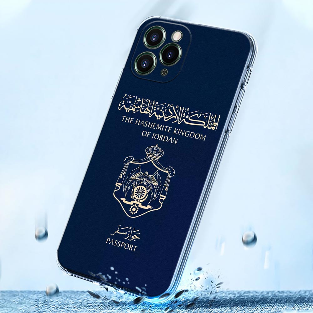 Jordan Passport Flag Map Clear - огляд і ціна Phone Cases Jordan
