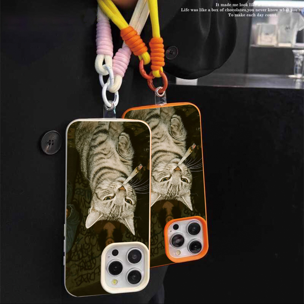 Smoking Kitten Strap Rope Phon - огляд і ціна Phone Cases Leather