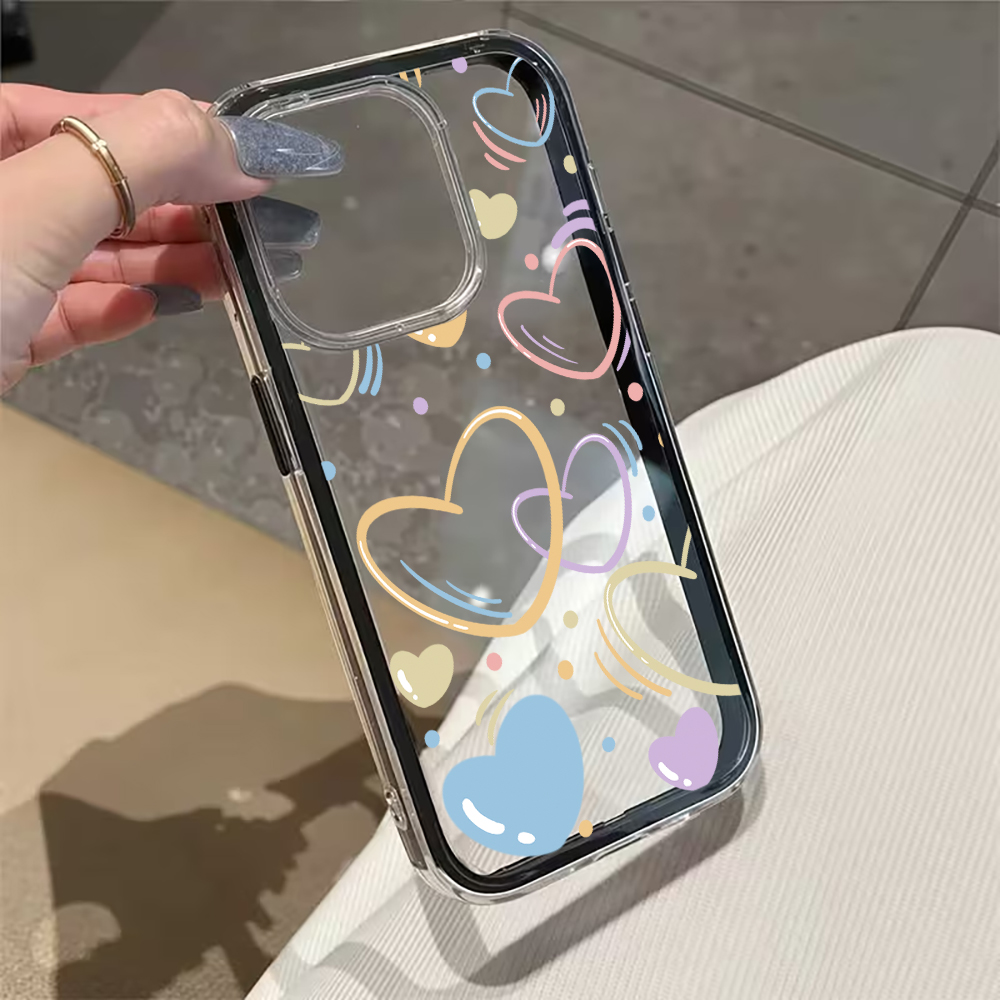 Cute Colorful Heart Phone Case - огляд і ціна Phone Cases Xr Cute