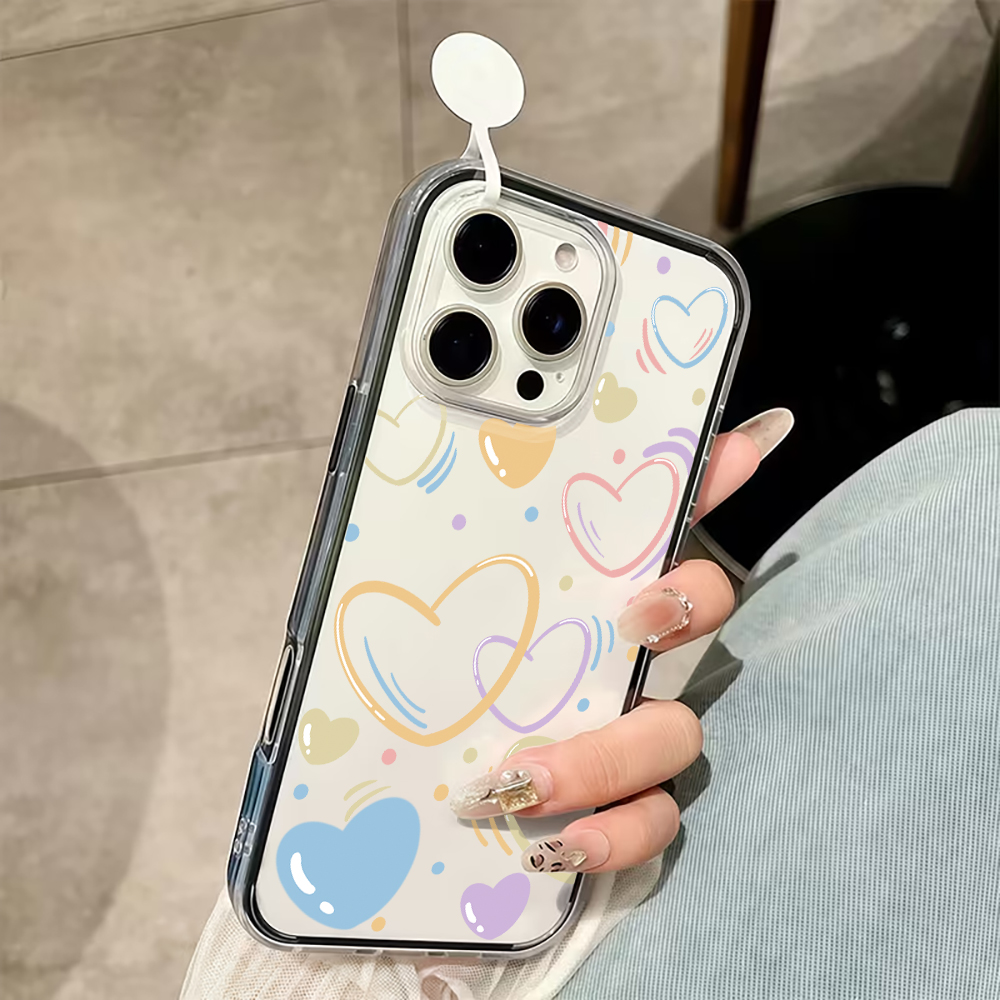 Cute Colorful Heart Phone Case - огляд і ціна Phone Cases Xr Cute