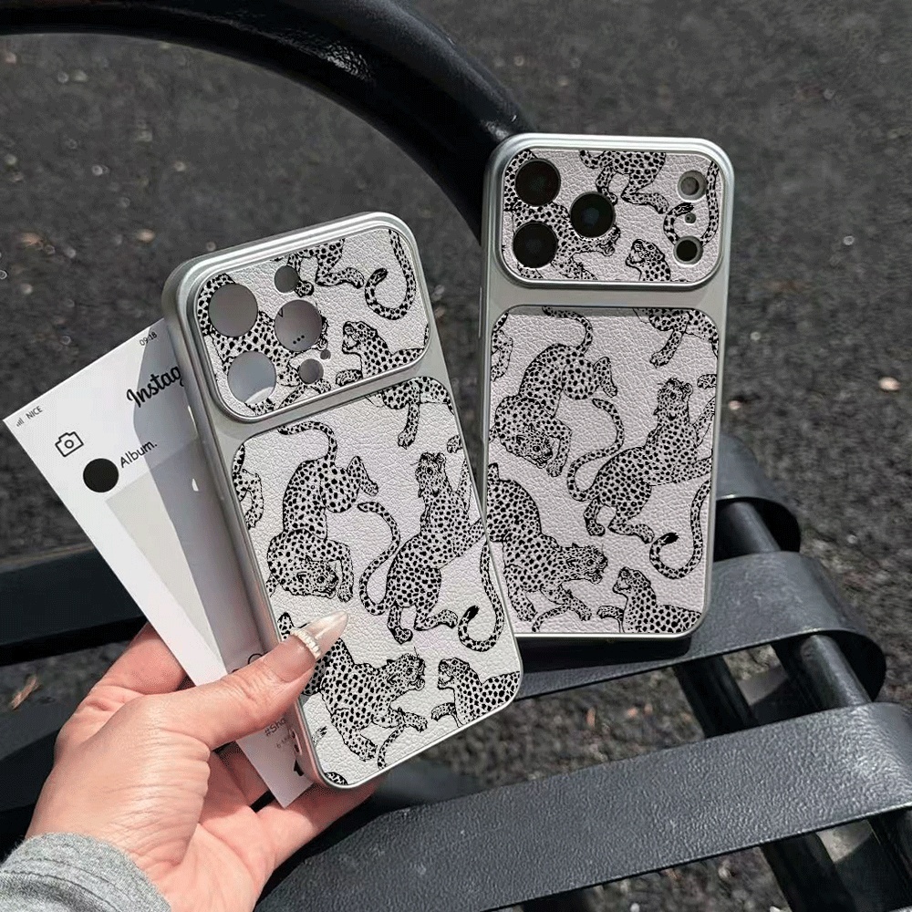 Retro Illustrated Leopard Phon - огляд і ціна Phone Cases Leather