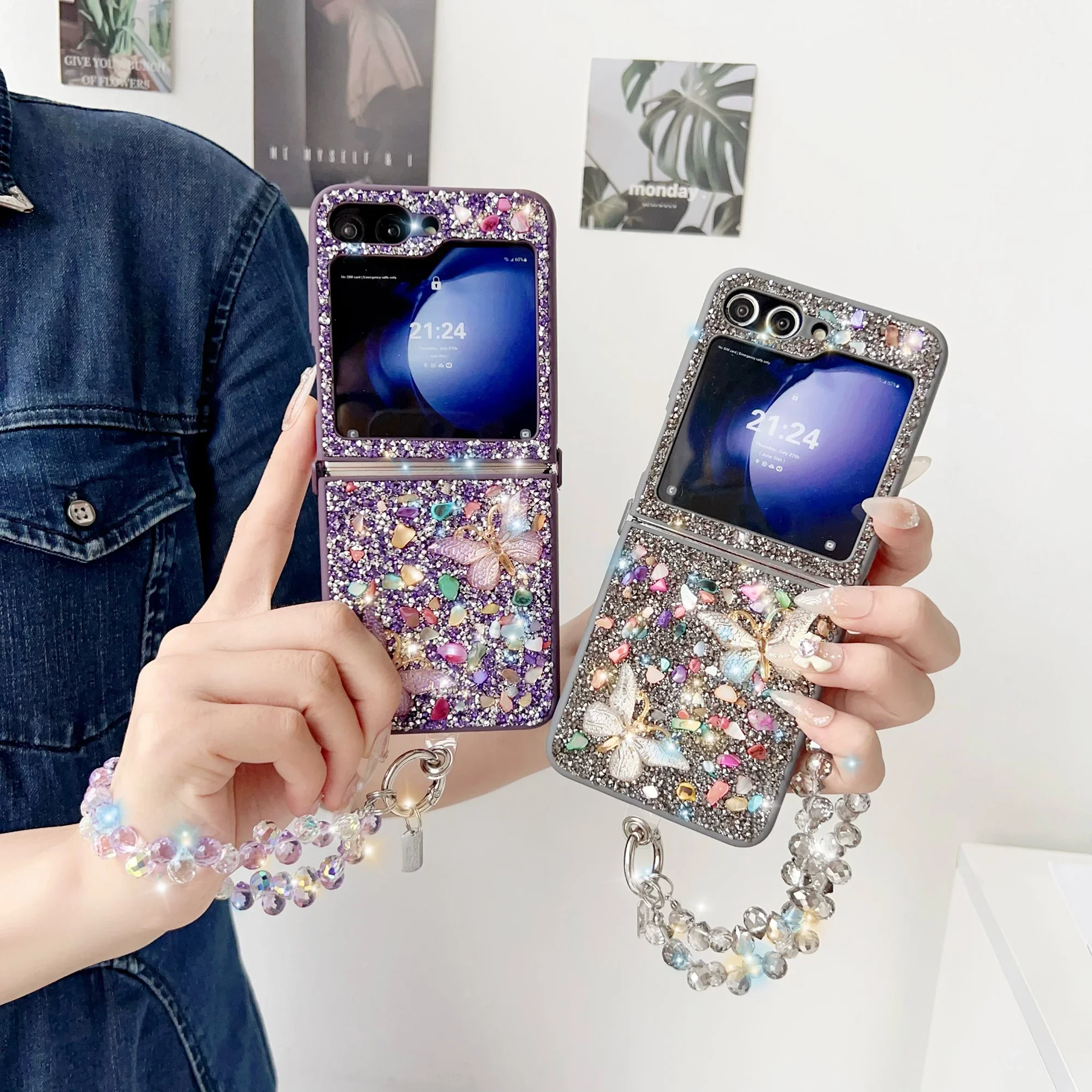 Luxury Glitter Phone Case For  - огляд і ціна Phone Cases Z Flip 6