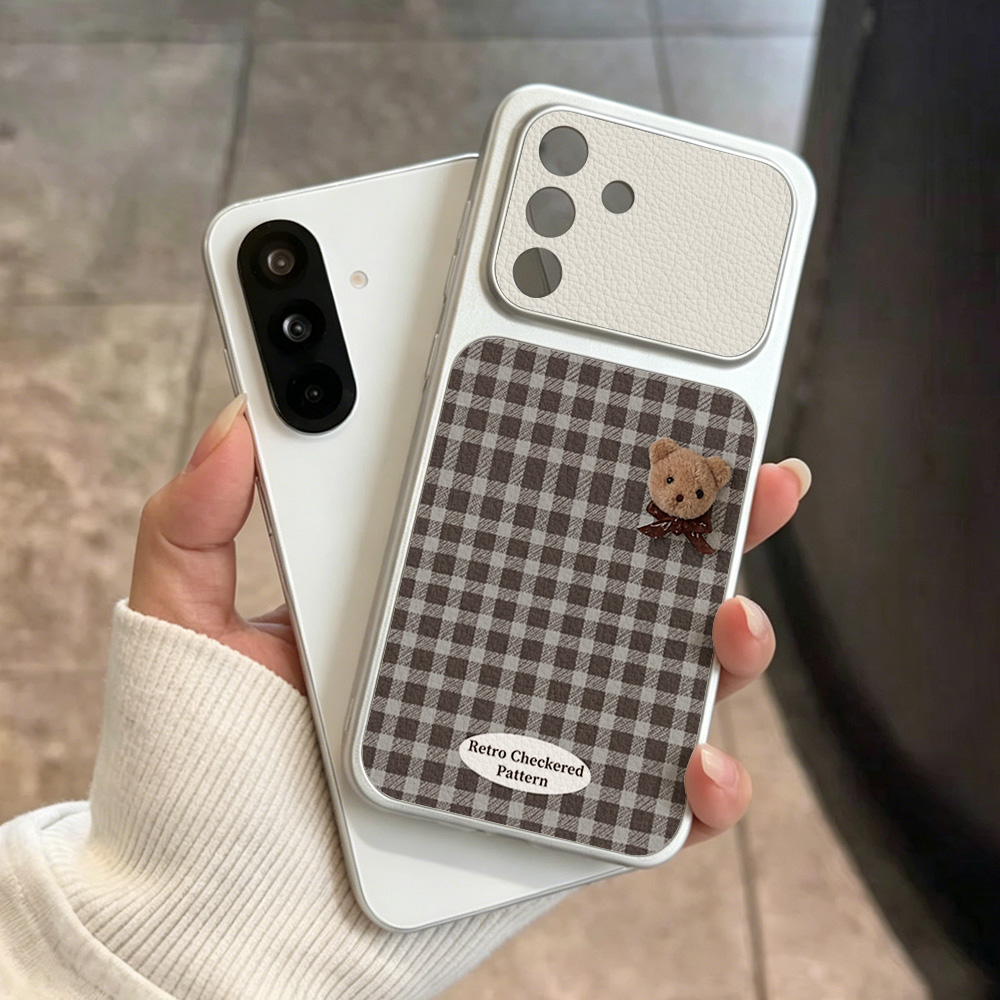 Cute Bear Phone Case For Samsu - огляд і ціна Phone Cases Leather