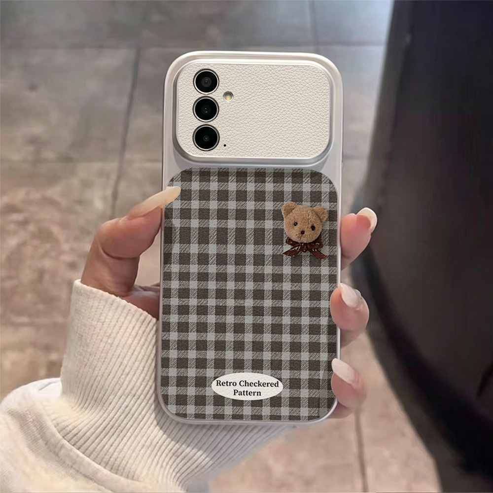 Cute Bear Phone Case For Samsu - огляд і ціна Phone Cases Leather