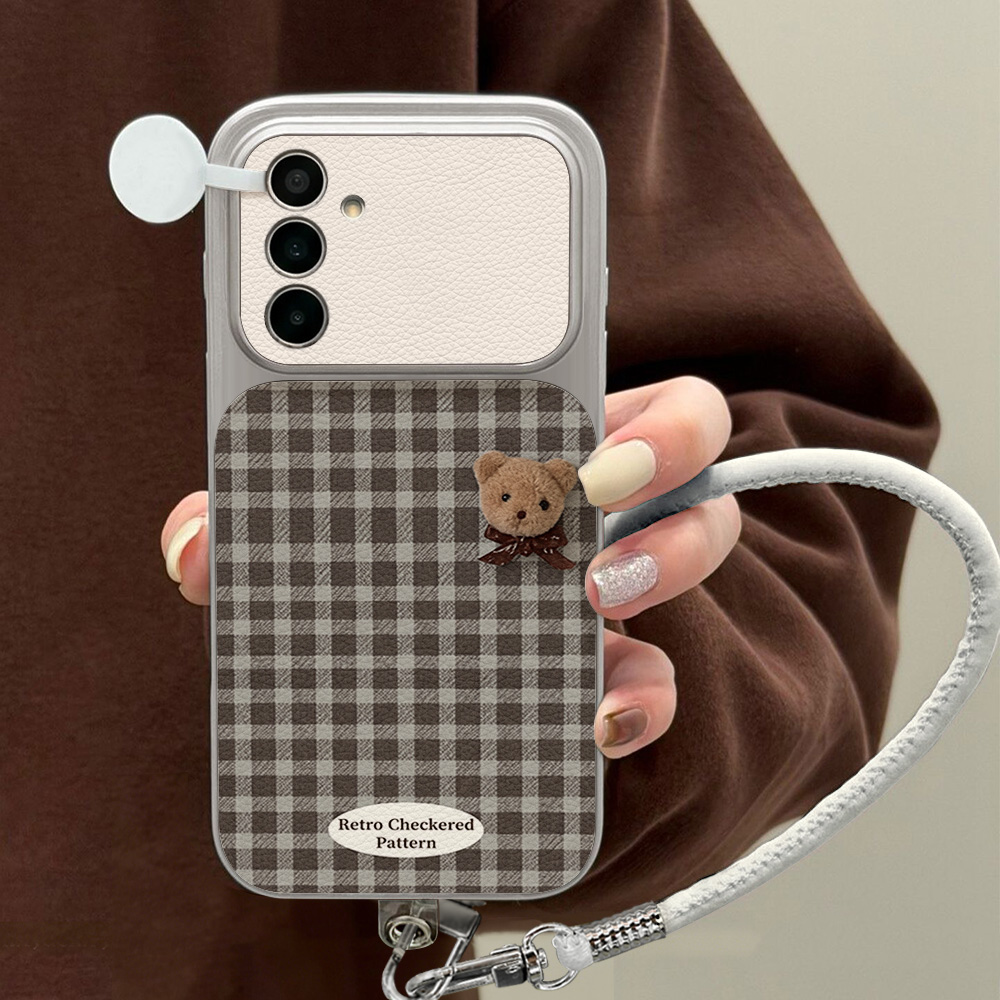 Cute Bear Phone Case For Samsu - огляд і ціна Phone Cases Leather