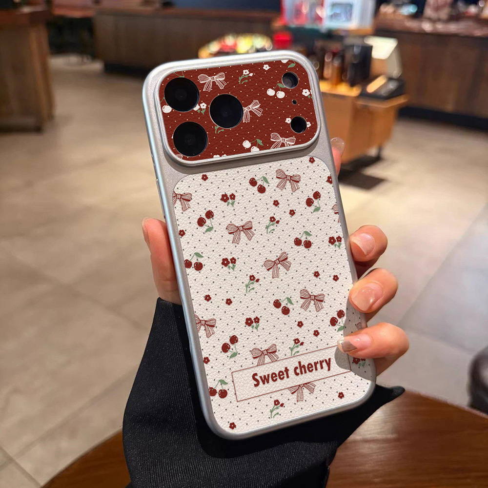 Sweet Cherry Bow Leather Phone - огляд і ціна Phone Cases Leather