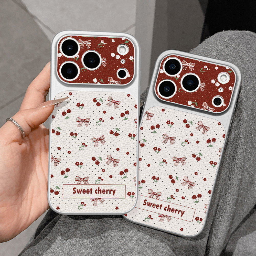 Sweet Cherry Bow Leather Phone - огляд і ціна Phone Cases Leather