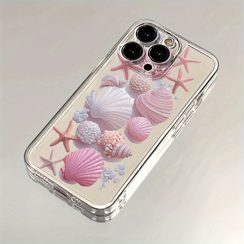 Trendy Pink Seashell Phone Cas - огляд і ціна Phone Cases Clear