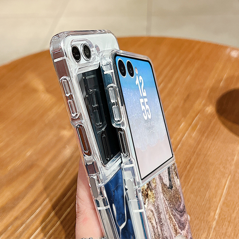 Colorful Marble Pattern Phone  - огляд і ціна Phone Cases Z Flip 6