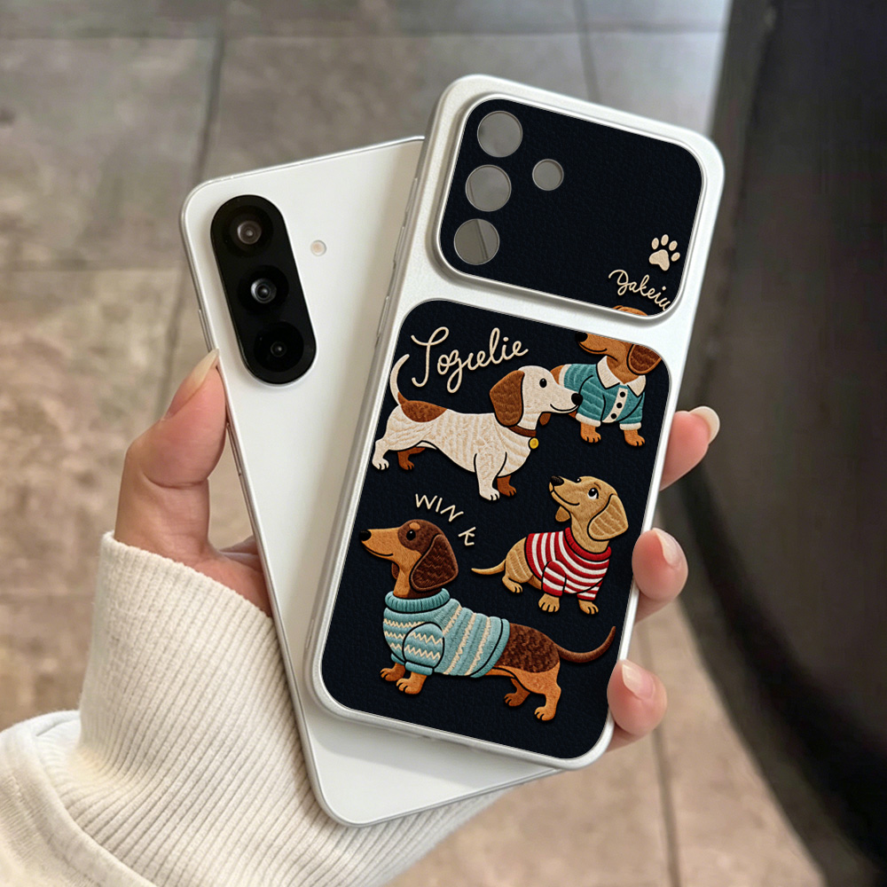 Cartoon Puppy Leather Phone Ca - огляд і ціна Phone Cases Leather